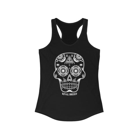 Sugar Skull Ladies Racerback Tank